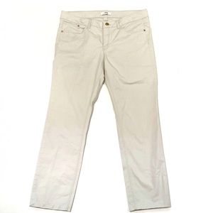 Womens Mexx Metropolitan Beige Capri Pants Size 8 38 Cotton Summer Khaki Cropped